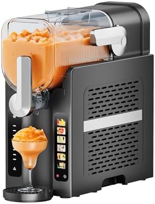 Slushie Machine 88oz,Slushy Machine for Home with Touchscreen,6 Preset Programs,No Ice Needed,Frozen Drink Maker for Milkshakes,Frozen Margaritas,Frappés, Ice Cream, Smoothies,Slush,Auto Cleaning