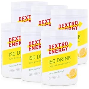 Isotonisches Getränkepulver von Dextro Energy Iso Citrus Fresh 440g (6er Pack)