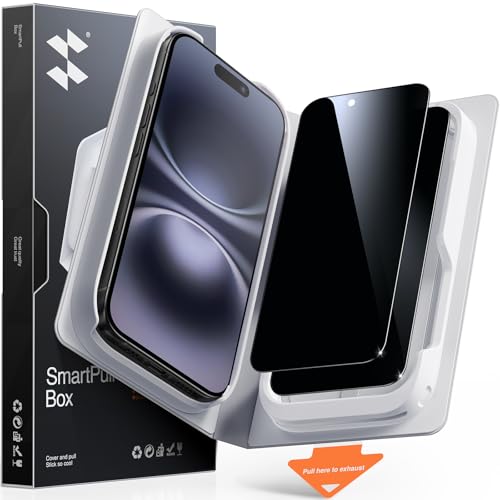 SMARTDEVIL 2 Pack MyView Sichtschutz für iPhone 16 Panzerglas – Ansicht 1