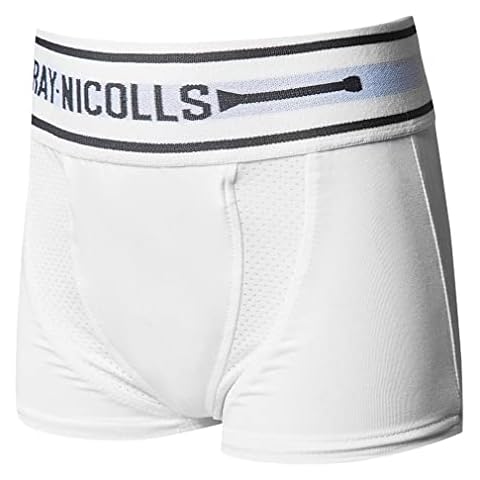 Gray-Nicolls Boy's Cover Point Trunks - White, Size B 11-12 Cover