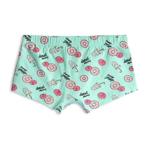 Image of Real Basics Girls Cotton Boxer Boyshorts Panties Underwear for Kids (Multicolor) Pack of 3