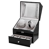 caja giratoria para relojes automaticos ★ La apariencia elegante y la estructura precisa hacen que el rotor del reloj sea una buena opción para el reloj.Es una escena hermosa, cuando el reloj gira en la caja.