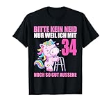 34. Geburtstag 34 Jahre Einhorn Einhörner by HibL