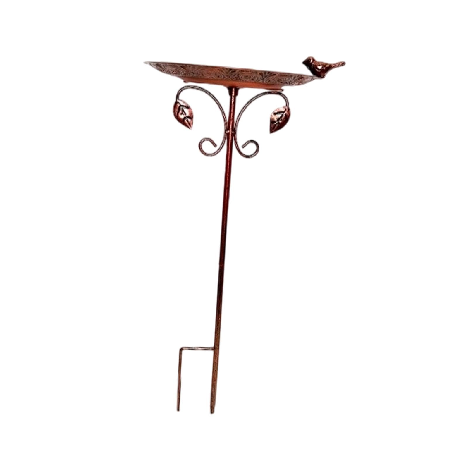 Outdoor Bird Feeder Weather Resistant Bird Bath for Yard Backyard Decoration Bronze|Yard, Garden & Outdoor Living|Bird & Wildlife Accessories|Birdbaths-image-47