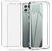 Produktbild Anlxhj für Samsung Galaxy M33 5G Hülle,mit 2 Stück Displayschutz Schutzfolie,Handyhülle Transparente Soft Silikon TPU Schutzhülle Bumper Case für Samsung Galaxy M33 5G, Durchsichtig