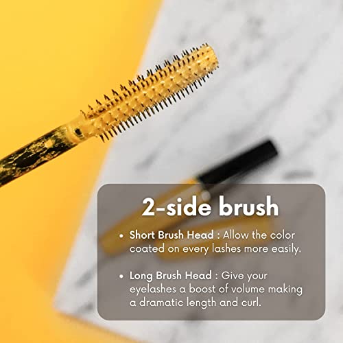 Tsuvimi Ever Long Mascara, Color Mascara, Long Lasting Mascara (Banana Yellow) #TOP3