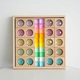 Aoccqkfジュエル積み木 レインボークリスタルキューブ 虹のセット 見た目は滑らかで透明 子供用キューブ ブロックセット ジェムストーンキューブ 知育玩具 学習 カラー ライト シャドーおもちゃ スタッキング ジェムブロック 知覚 ビルディングブロック (透明度の高いマカロン3個セット)