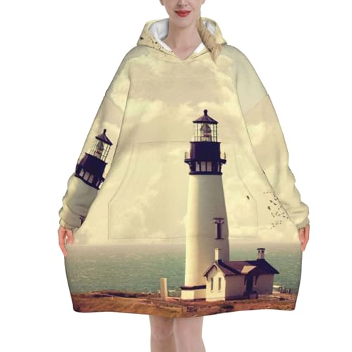 Couverture à capuche manches poche imprimé plaid sweat polaire