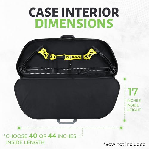 Image of LEGEND Apollo Soft Bow Case - Compound Bow Case with Multiple Storage & Foam Padding, Lightweight Bow and Arrow Case for Archery Accessories, Bow Bag with Arrow Tube Pocket - 40 inch & 44 inch