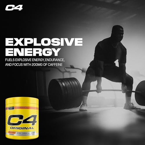Image of C4 Original Pre Workout - Pre-Workout for Endurance, Focus & Performance with 200mg Caffeine, Beta-Alanine, Creatine Nitrate, L-Arginine & PeptiPump - Sugar Free, 25 Servings, Rainbow Blast