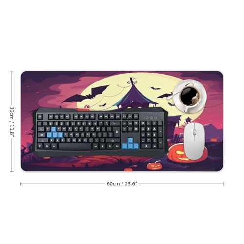 Tapete Para Escritorio Happy Halloween Grande Rubber Base miniatura 2