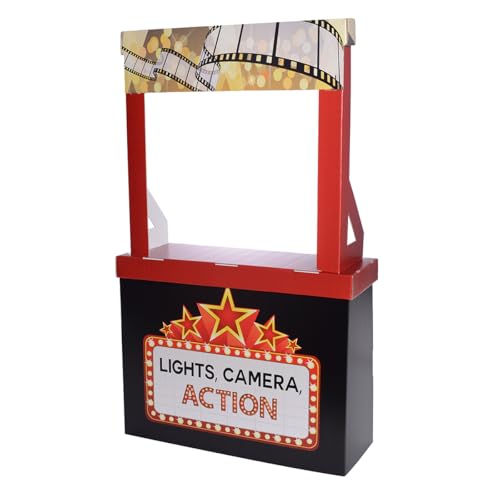 Anderson's Life Size Hollywood Booth Standup Kit, Decorative Kit, Tinseltown Theme Décor, Stage Prop, Photo Op