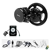 Bafang Elektrofahrrad Umbausatz Mittelmotor Umbausatz 750W 48V BBS02B für Mountain Rennrad, eBike Umbausatz Mit Pedelec DIY ebike Converter mit Display Controller, BB68mm