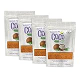 Azúcar De Flor de Coco Organico | Azúcar Bio, Sin Gluten. 100% Natural Y Con Bajo Índice Glucémico. Sin Gluten. Azucar Ecológico, Apto Vegano. (3800g (Pack de 4))