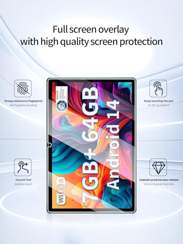 Protector de pantalla para tablet DOOGEE U9 10 pulgadas 2 unidades miniatura 2