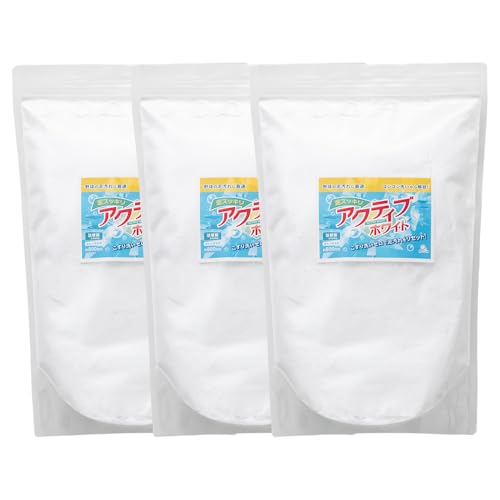 【詰替3袋】【無添加】2400回分 泥汚れ専用洗剤 泥スッキリ アクティブホワイト こすり洗い不要/蛍光剤 着色料 漂白剤 リン酸塩 人工香料 防腐剤 石油由来界面活性剤 ゼロ 粉末洗剤