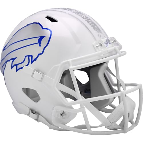 Buffalo Bills White 2025 Rivalries Riddell Speed Replica Full Size Football Helmet - NFL Replica Helmets