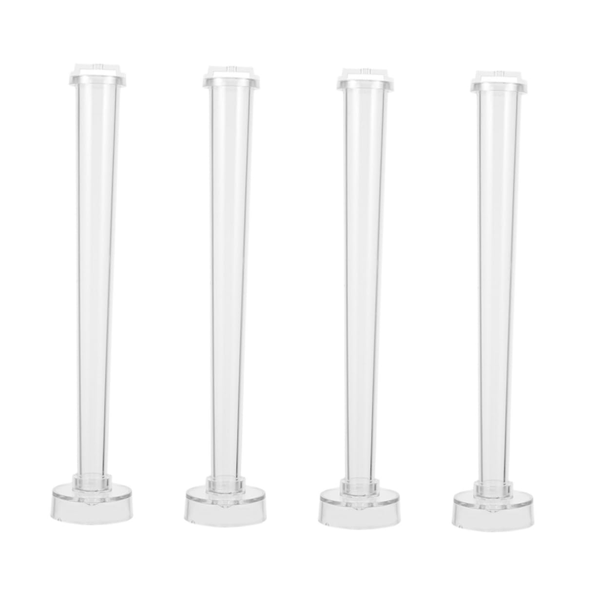 NUOBESTY 4 Pièces Bougie Bougies Coniques Bougies Coniques Cire Conique Pour La Fabrication De Bougies Pilier Cire De Bougie Pratique Créative Coulée Conique Bricolage En Plastique