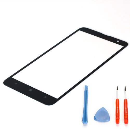 Replacement Front Screen Glass Lens Cover for Nokia Lumia 1320 - LCD Digitizer is not included)
