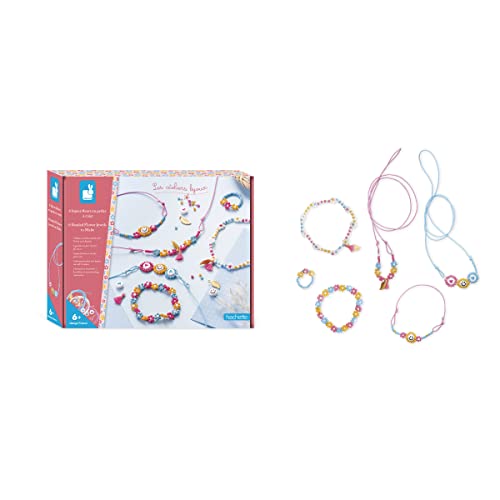 Jeux Créatifs Juratoys J07998janod – 6 Bijoux Fleurs en Perles à Créer - vue 10