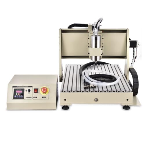 3/4 Axis Cnc Máquina, Para Fresado Fresado Corte Interfaz Máquina De Control Numérico Para Fresado Grabado Corte Interfaz (4-Axis USB 2200W 6090)