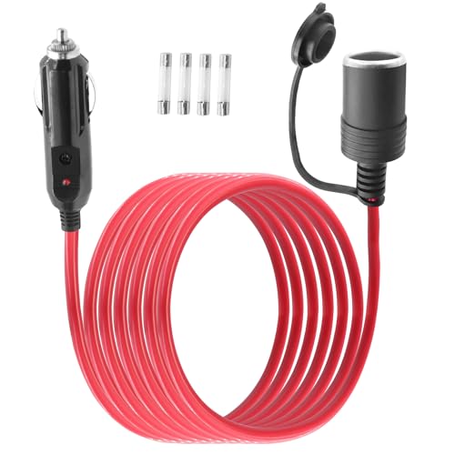LANMINGLEL Câble rallonge pour prise allume-cigare 12V/24V,Câble d'extension allume-cigare mâle...