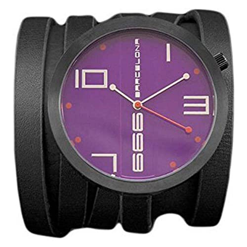 666Barcelona Unisex Erwachsene Analog Quarz Uhr mit Leder Armband 666-174 Cover