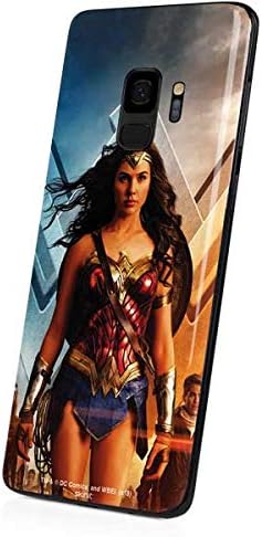 Skinit Decal Phone Skin Compatible with Galaxy S9 - Officially Licensed Warner Bros Wonder Woman Unconquerable Warrior Design