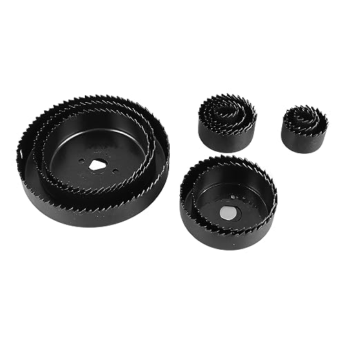 Set de 16 sierras de vaso de acero carbono para madera miniatura 5