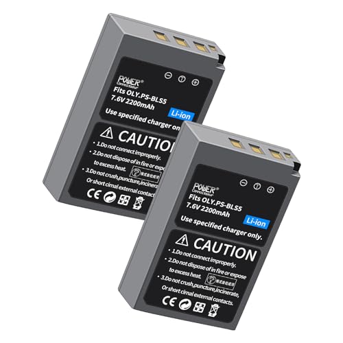 OM SYSTEM　オーエムシステム リチウムイオン充電池　BLS-50 2個 Amazon | Power-connoisseurリチウムイオン充電池BLS-50 、BLS-5交換