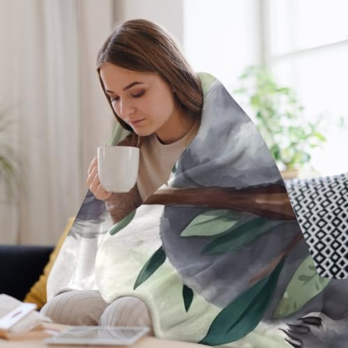 Couverture douce flanelle koala, le cadeau idéal pour décorer lit et canapé - 8