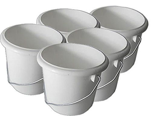 5 x 2 Litre Plastic Paint Kettles