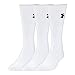 Under Armour Men's Elevated Performance Crew Socks (3 Pack), White, Large