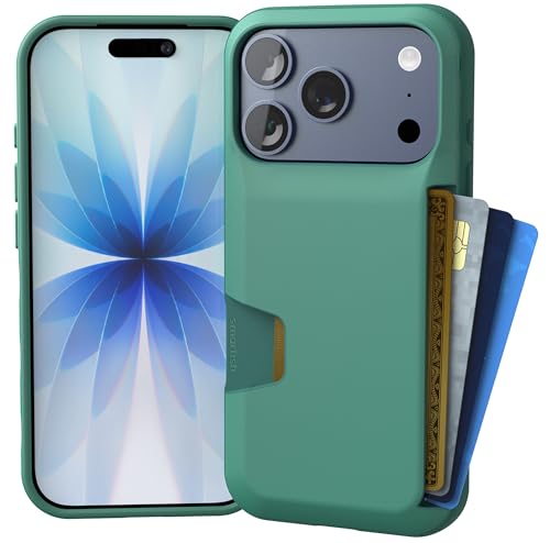 Smartish® iPhone 17 Pro Wallet Case - Wallet Slayer Vol. 1 [Slim + Protective] Credit Card Holder - Drop Tested Flip Hidden Card Slot Cover for Apple iPhone 17 Pro - So Jaded