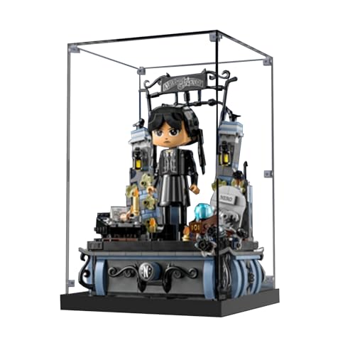 Preisvergleich Produktbild BoHeart Acryl-Displaybox, kompatibel mit Le*go 76780 Wednesday Modellbausatz, Sammlerstück, Geschenk-Box, Organizer (nur Box) (transparent)