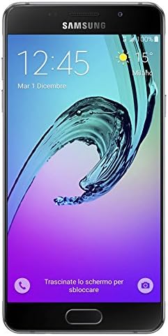 Samsung Galaxy A5 2016 Smartphone LTE, 16 GB, Nero [Versione Italiana]