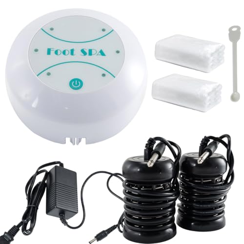Máquina iónica para baño de pies desintoxicante con 40 fundas y 2 electrodos, sistema portátil para spa de pies para uso en casa, salón y club de spa miniatura 1