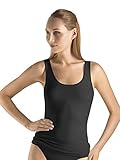 Hanro Damen Soft Touch Unterhemd, Schwarz (black 0019), 42/44 (Herstellergröße: M)