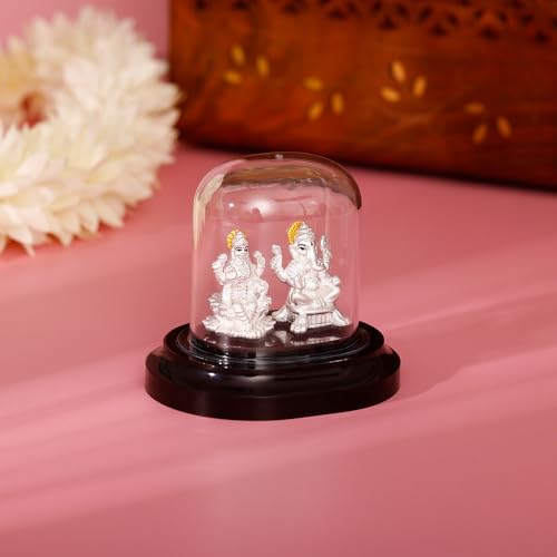 Image of GIVA 999 Silver Gaja Lakshmi Idols| Gifts for Family & Friends | With Certificate of Authenticity and 925 Stamp
