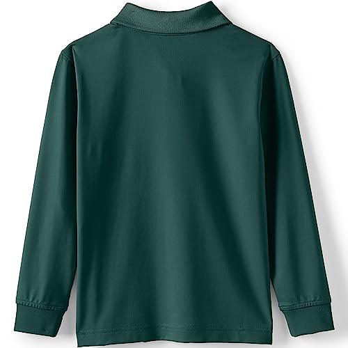Lands' End School Uniform Kids Long Sleeve Rapid Dry Polo Shirt2