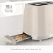 Morphy Richards Hive Cream 2 Slice Toaster - Gloss Finish - Plastic - 2 Slot - 220032