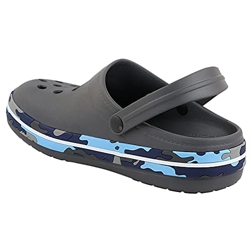 Image of NEOZ Men's Casual Clogs /Sandals with Adjustable Back Strap for Adult | Comfortable & Light Weight | Stylish & Anti-Skid | Waterproof & Daily Flipflops