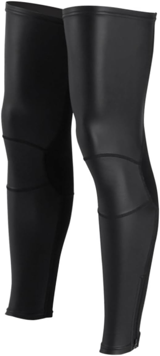 Lengthen Compression Leg Sleeves for Sports Breathable Leg Protector Ankle Socks Black Xl for Running Cycling Provides Knee Support and Muscle Stability