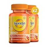Supradyn Energy Multivitaminas con Vitamina C, A, B, D, E y Coenzima Q10, Ayuda a Activar y Mantener tu Energía y Reducir el Cansancio, Formato Ahorro 2 x 70 (140)