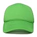 DALIX Plain Blank Trucker Hat Mesh Cap in Kelly Green