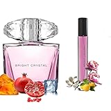 Equivalence Bright Crystal Inspired By Iconic Aromas With Perfume Booster | Mini Parfum For Women Portable Elegance | Lost Cherry Touch of Luxury | Bottle 10ml Large Bottle Not Included
