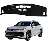 Vvwmluui Dash Mat for Volkswagen VW Tiguan 2025 2026, Non-Slip Dashboard Protector & Sunshield, UV-Blocking, Anti-Glare Dashboard Cover