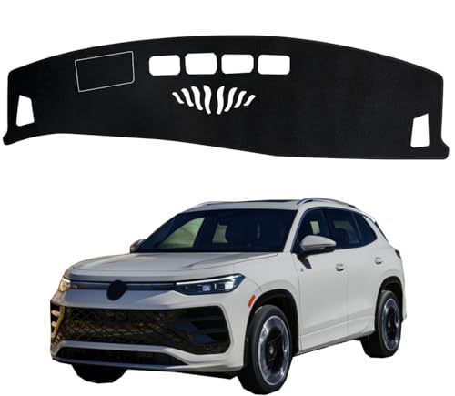 Vvwmluui Dash Mat for Volkswagen VW Tiguan 2025 2026, Non-Slip Dashboard Protector & Sunshield, UV-Blocking, Anti-Glare Dashboard Cover