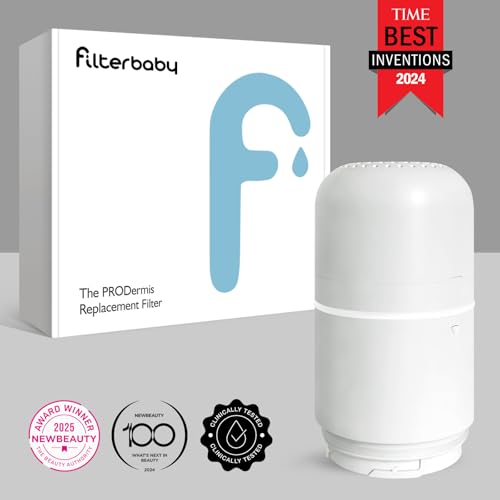 Image of Filterbaby Skincare Filter 2.0 Replacement Cartridge, | Bathroom Sink Faucet Filter Replacement, 99.9% Chlorine Removal, Only Compatible with Filterbaby 2.0, 1 Pack