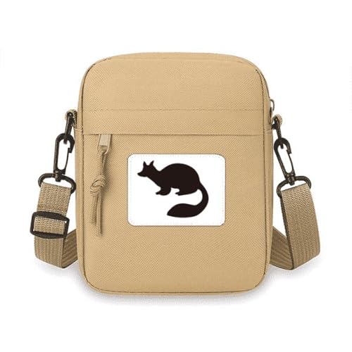 Sac à bandoulière téléphone portable martre noire idéal pour vos sorties urbaines et balades